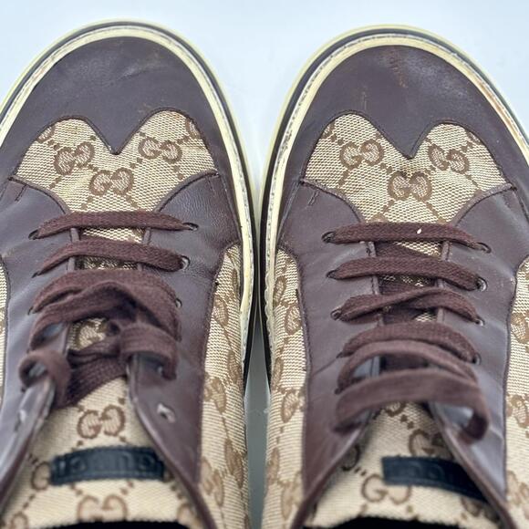 Gucci Coda Guccissima sneakers red green web - Picture 9 of 13